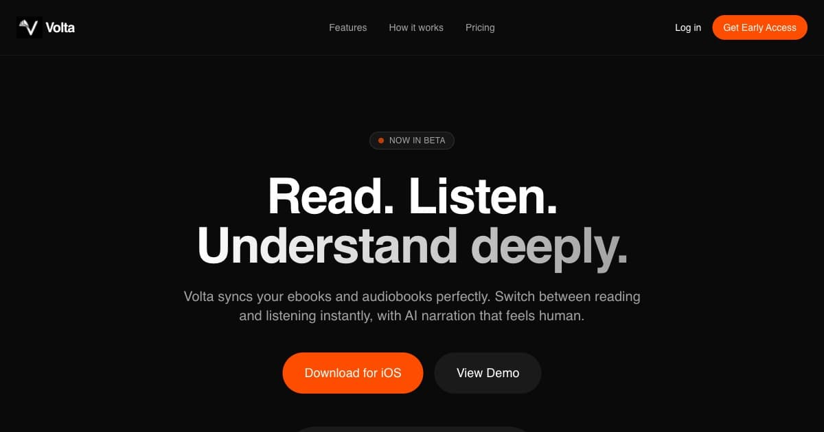 Preview of Volta Reader