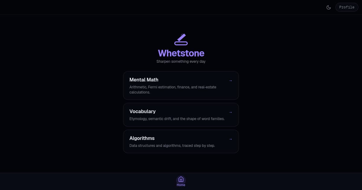 Whetstone - 1